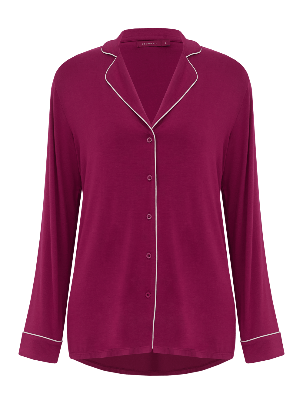 Pijama Longo Manga Longa Visco Classic Beet Red