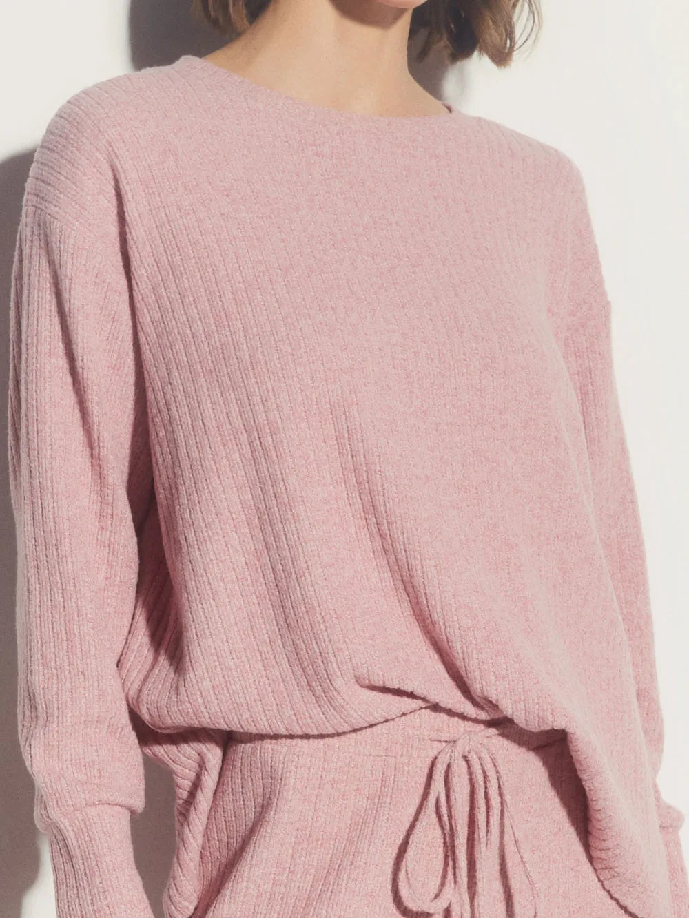 Pijama Longo Manga Longa Ribana Sky Sky Rosa Make